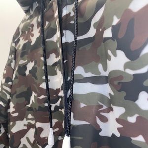 Zara Camouflage Raincoat (NWOT)